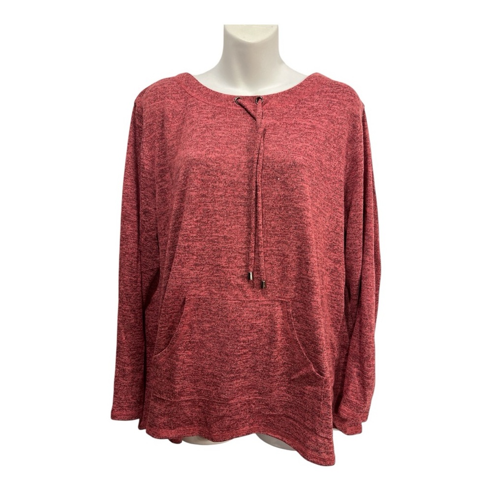 Southern Lady long sleeve top.  Size large. Bohemian Pink